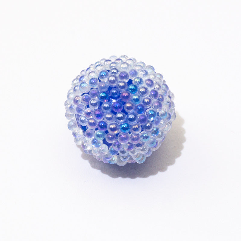 Wholesale 10PCS DIY Sugar Beads Loose Beads Transparent Jelly Through Hole Beads